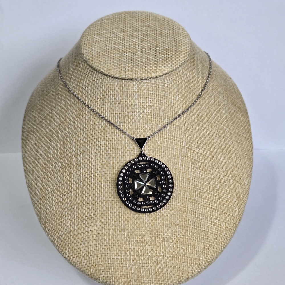 Swarovski Belle Geometric Pendant Necklace